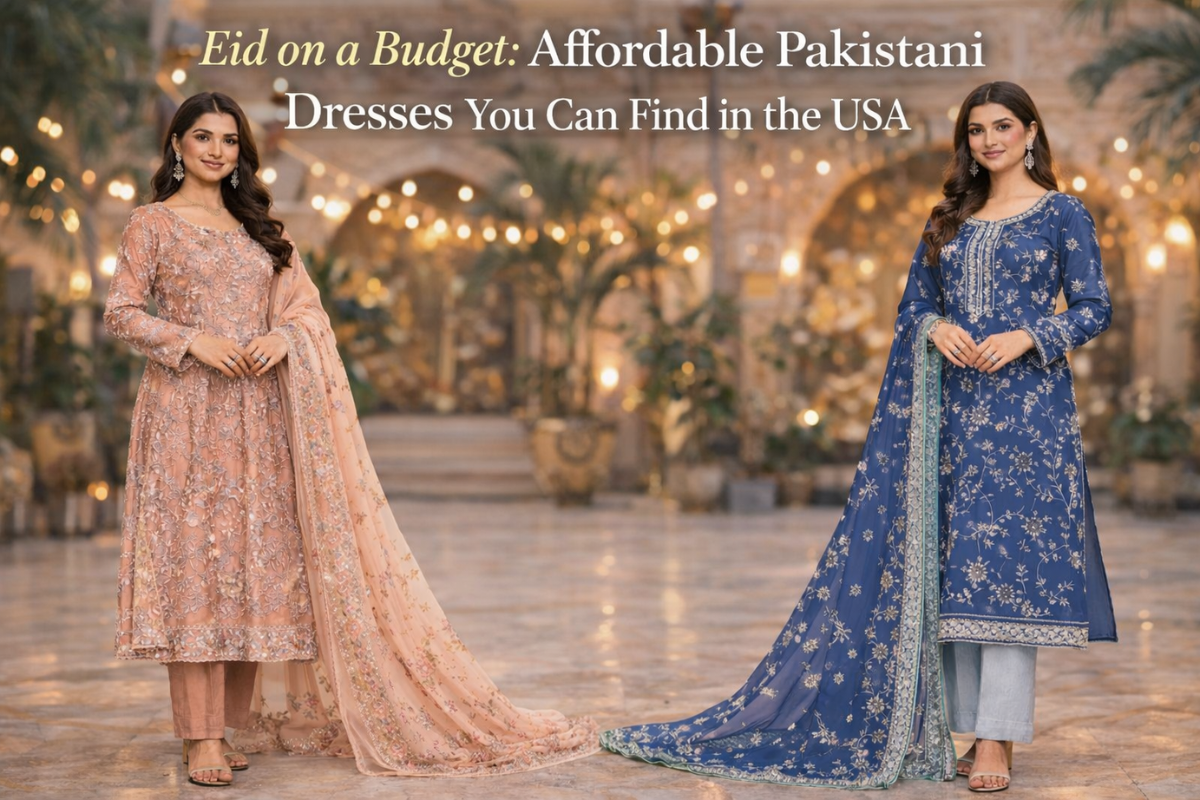 Eid on a Budget for all: Affordable Pakistani Dresses in the USA – Rangreza